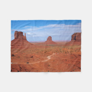 Utah. Arizona grens, Navajo Nation, Monument Fleece Deken