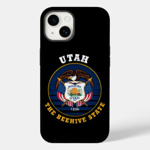 UTAH BEEHIVE STATE FLAG Case-Mate iPhone 14 HOESJE