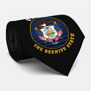UTAH BEEHIVE STATE FLAG STROPDAS