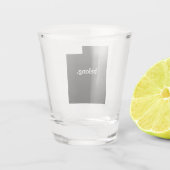 Utah Belong State Map Shot Glas (Achterkant)