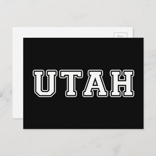 Utah Briefkaart (Voorkant / Achterkant)