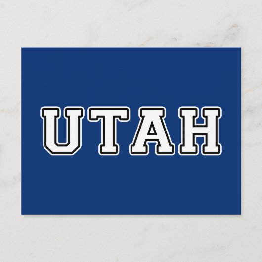 Utah Briefkaart (Voorkant)
