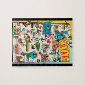 Utah Briefkaart Kaart Jigsaw Puzzel (Horizontaal)