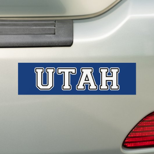 Utah Bumpersticker (Op auto)