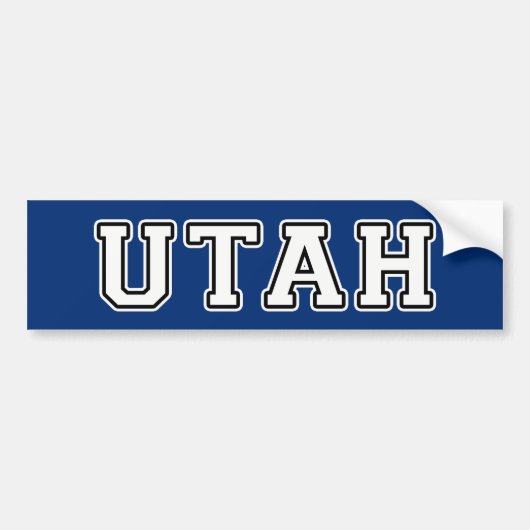 Utah Bumpersticker (Voorkant)