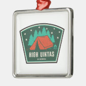 Utah Camping Metalen Ornament (Links)
