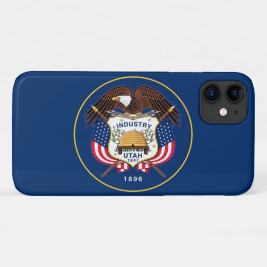 Utah Case-Mate iPhone Case (Achterkant (horizontaal))
