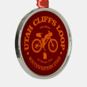 Utah Cliffs Loop (fietsen) Metalen Ornament (Rechts)