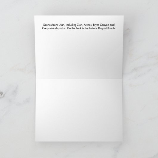 Utah Collage Kaart (Binnen)