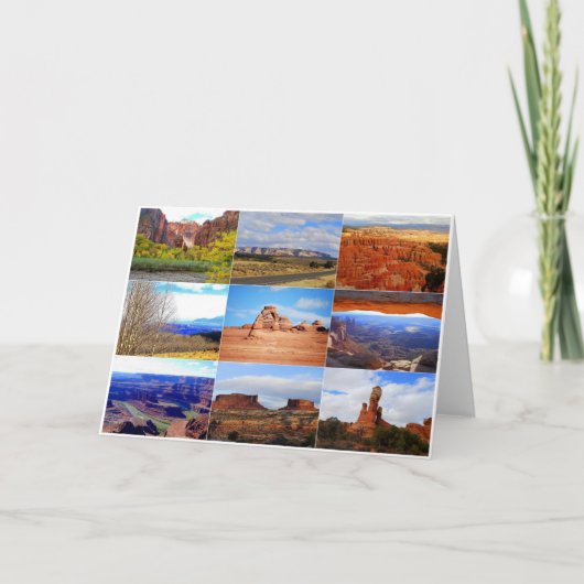 Utah Collage Kaart (Voorkant)