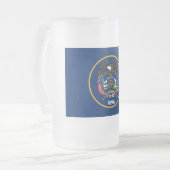 Utah: De bijenkorf staat Amerikaanse vlag, industr Matglas Bierpul (Voorkant links)