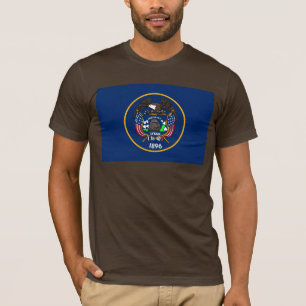 Utah: De bijenkorf staat Amerikaanse vlag, industr T-shirt