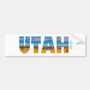 Utah de staat Great Salt Lake Bumpersticker