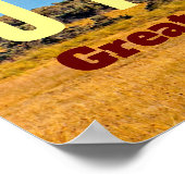 UTAH De staat van het Grote Zoudenmeer Poster (Hoek)