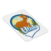Utah Deer Travel logo Magneet (Rechterzijde)