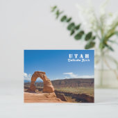 Utah Delicate Arch Briefkaart (Staand voorkant)