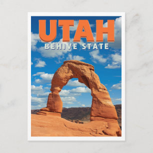 Utah Desert Arch Vintage Briefkaart