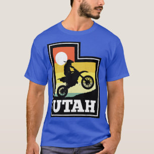 Utah Dirt Bike  Sunset State-vorm T-shirt