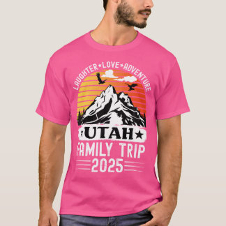 Utah Family Trip 2025 Mountain Camping Adventure T T-shirt