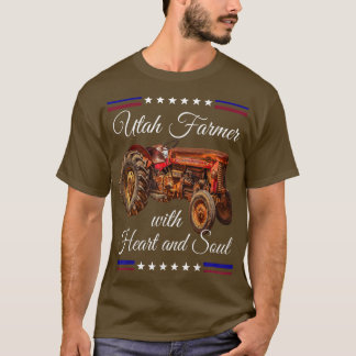 Utah Farmer Retro T-shirt