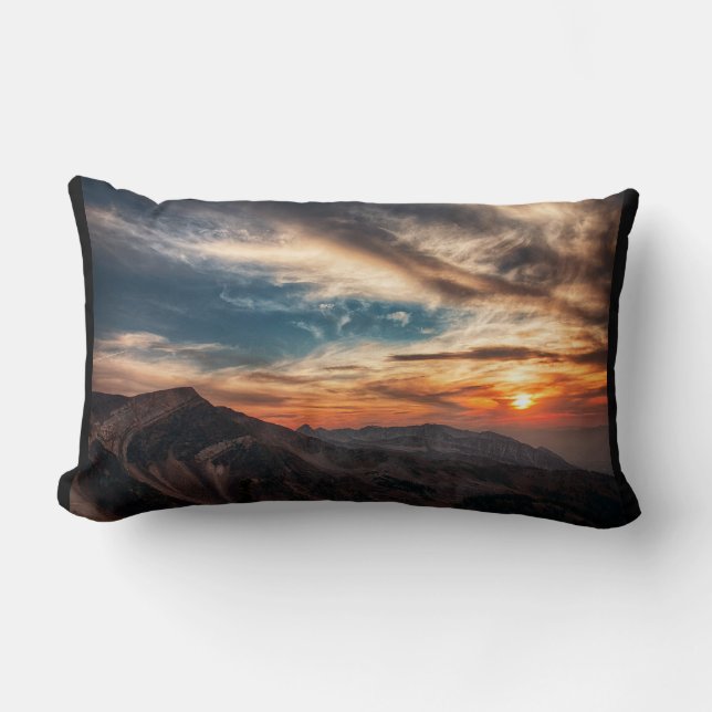 Utah Fiery Cloud Sky Kussen (Voorkant)