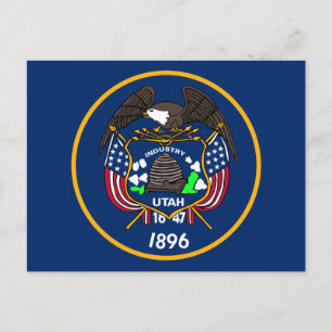 Utah Flag Briefkaart