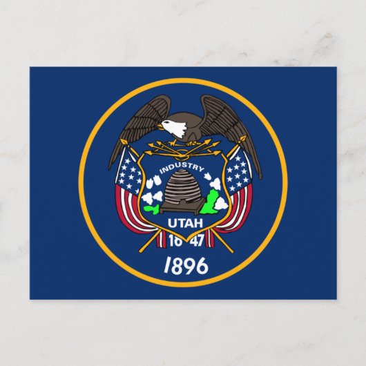 Utah Flag Briefkaart (Voorkant)