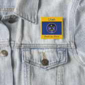 Utah Flag Button (In situ)
