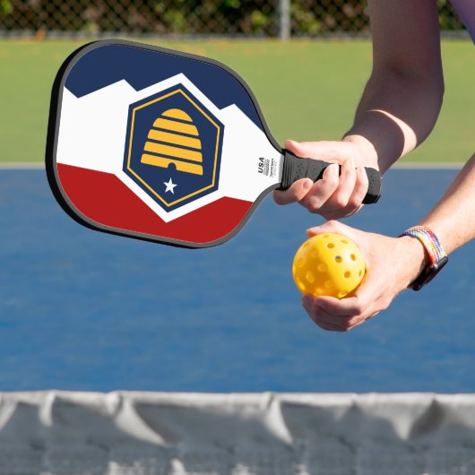 Utah Flag Pickleball Paddle (Insitu)