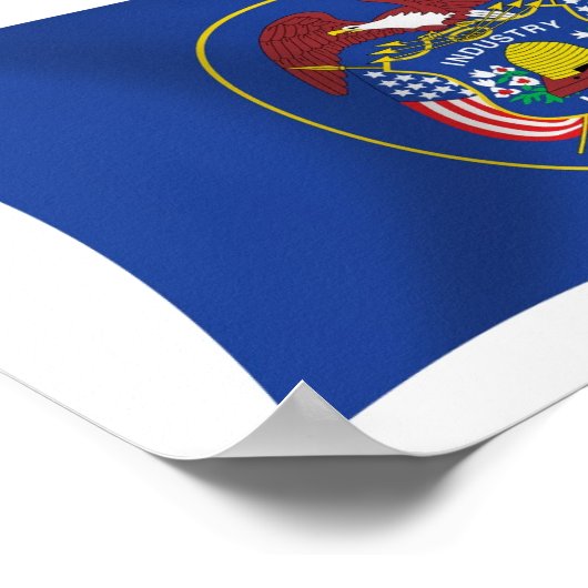 Utah Flag Poster Print (Hoek)