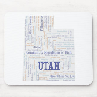 UTAH Gepersonaliseerd Word Cloud Muismat