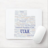 UTAH Gepersonaliseerd Word Cloud Muismat (Met muis)