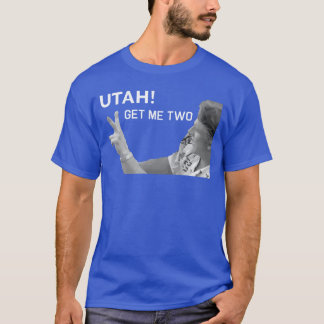 Utah Get Mewo Grappige quote uit de jaren 80 retro T-shirt
