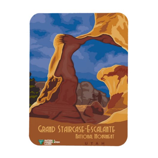  Utah Grand Staircase Magneet (Verticaal)