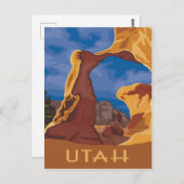 Utah Grand Staircase stijl Briefkaart (Voorkant / Achterkant)