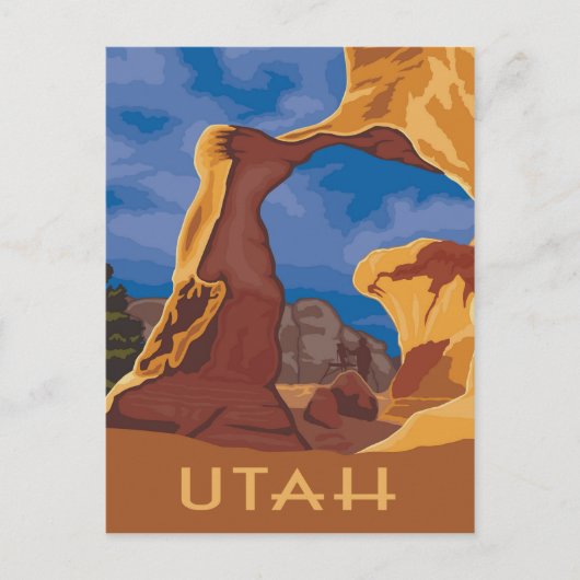 Utah Grand Staircase stijl Briefkaart (Voorkant)