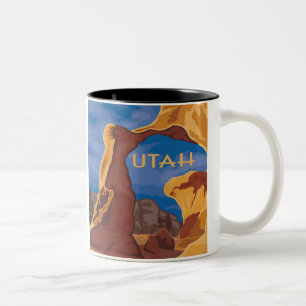 Utah Grand Staircase  stijl Tweekleurige Koffiemok