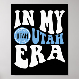 Utah Hockey Club Era Dark Heather Officieel Gelice Poster