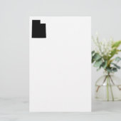 Utah in zwart-wit briefpapier (Staand voorkant)