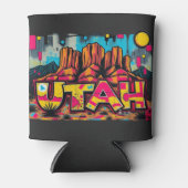 Utah kleding cadeau souvenir blikjeskoeler (Voorkant)