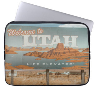 Utah Leven Verheven Laptop Sleeve