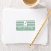 Utah Map Home State Love met Custom Heart Etiket (Insitu)