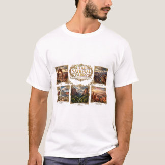 Utah Mighty Five Nationale Parken T-Shirt