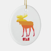 Utah Moose Keramisch Ornament (Rechts)
