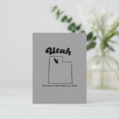 Utah Motto - Onze Jezus is beter Briefkaart (Staand voorkant)