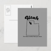 Utah Motto - Onze Jezus is beter Briefkaart (Voorkant / Achterkant)