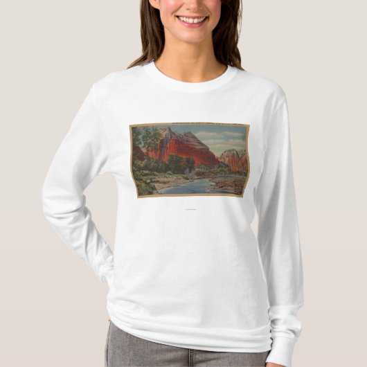 Utah - Mount Majestic & Angel's landing T-shirt (Voorkant)