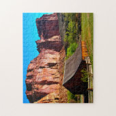 Utah Mountain Barn. Legpuzzel (Verticaal)