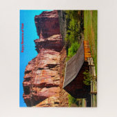 Utah Mountain Barn. Legpuzzel (Verticaal)