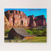 Utah Mountain Grange. Jigsaw Puzzle (Horizontal)